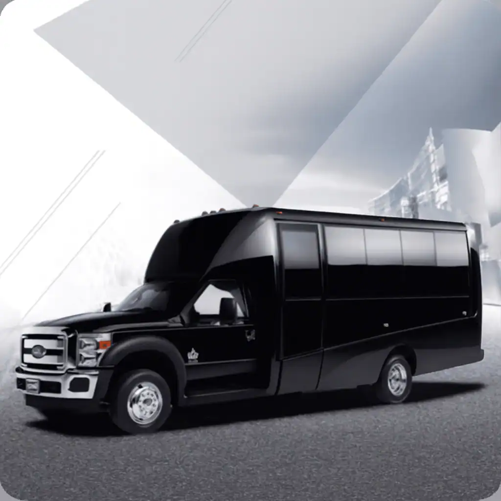 Executive shuttle bus group transportation Las Vegas Personal Sedan Services 23 passenger